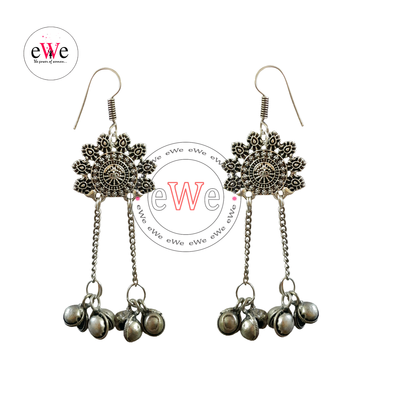 Trendy on sale silver earrings